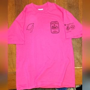 Pink Breast Cancer Tee Fairfax County Fire and Rescue Department Women's Large